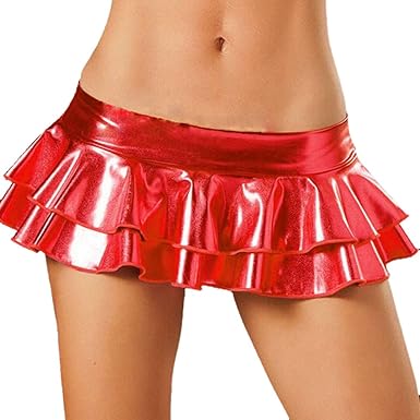 Ansenesna Reizwäsche Damen Erotik Leder Minirock Frauen Leidenschaft Versuchung Clubwear