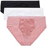 Warner's womens Warners® Blissful Benefits Tummy-smoothing Comfort Microfiber Hipster 3-pack Ru5023w