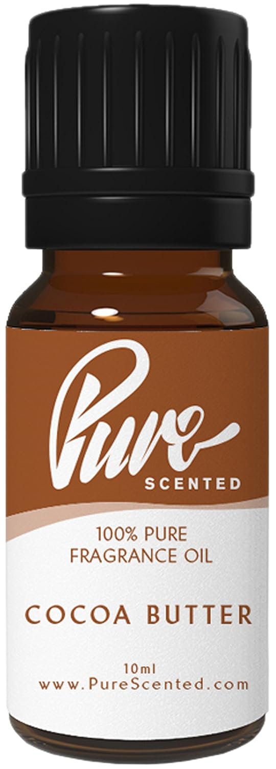 10ml Cocoa Butter Fragrance Oil 100 Pure Uncut, Suitable for Candles