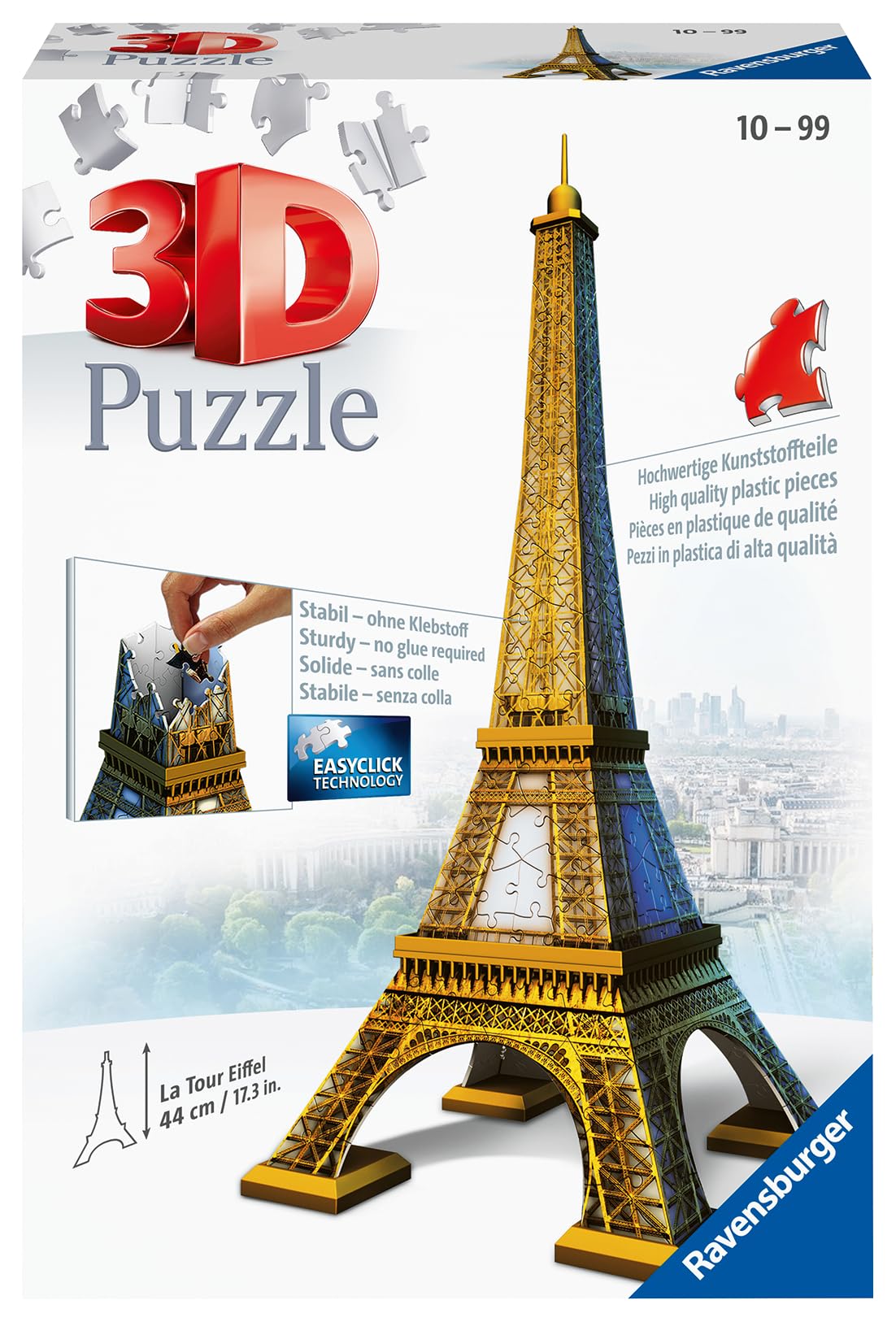 Ravensburger Kinderpuzzle 12556 Heart Ravensburger 12556 Eiffel Tower 3D Puzzle Buildings, 216 Pieces