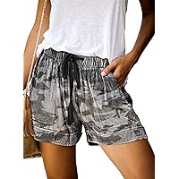 petite shorts with elastic waist