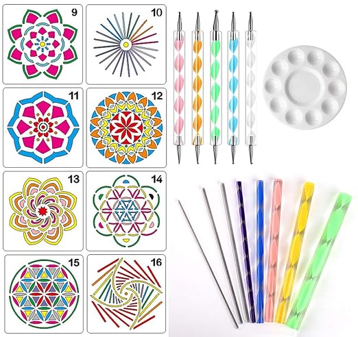 Mandala Rock Dotting Tools Set Di Strumenti Per Pittura