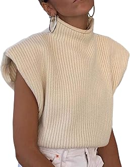 xxxiticat Women's Shoulder Pad Sweater 