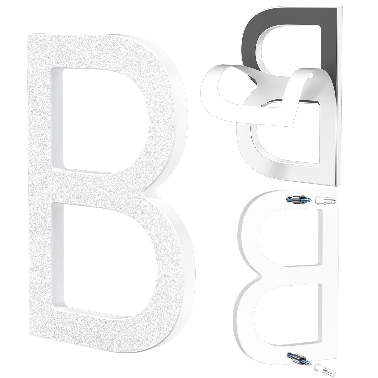 6 Inch Self-adhesive House Numbers, Modern House