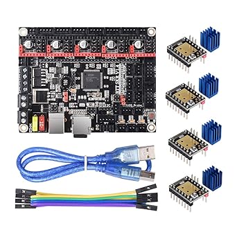 Amazon Com Bigtreetech 3d Printer Part Skr V1 4 32bit Control Board Smoothieboard Marlin Open Source Skr V1 3 Upgrade Support Tmc2209 Tmc2208 Tmc2130 A4988 8825 Drivers Skr V1 4 With Tmc2208 Industrial Scientific
