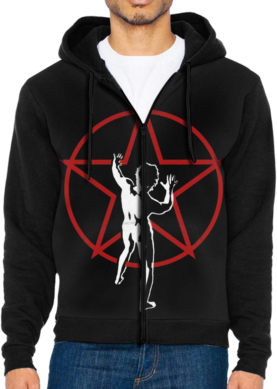 Rock band zip up hoodies Clearance