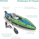 Intex Challenger Kayak 274x76x38 cm K1 1-Person Multi-Colored view 2