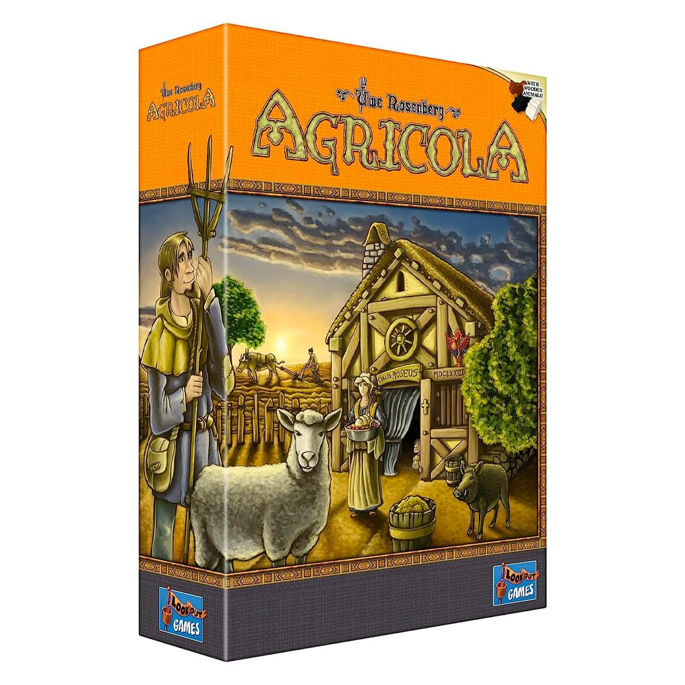 Lookout Spiele | Agricola | Board Game | Ages 12+ | 1 to 4 Players | 30 to 120 Minutes Playing Time
