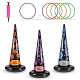 brorise Halloween Ring Toss Game Set, Inflatable