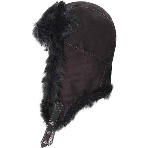 Amazon.com: Trapper Hat with 100% Natural Genuine Fur  display picture 2