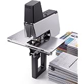 Heavy Duty Electric Stapler,50 Sheets Auto Flat-Clinch Staple Gun with 2500 Staples and Pedal for Office/School,Speed &amp; Margin Adjustable