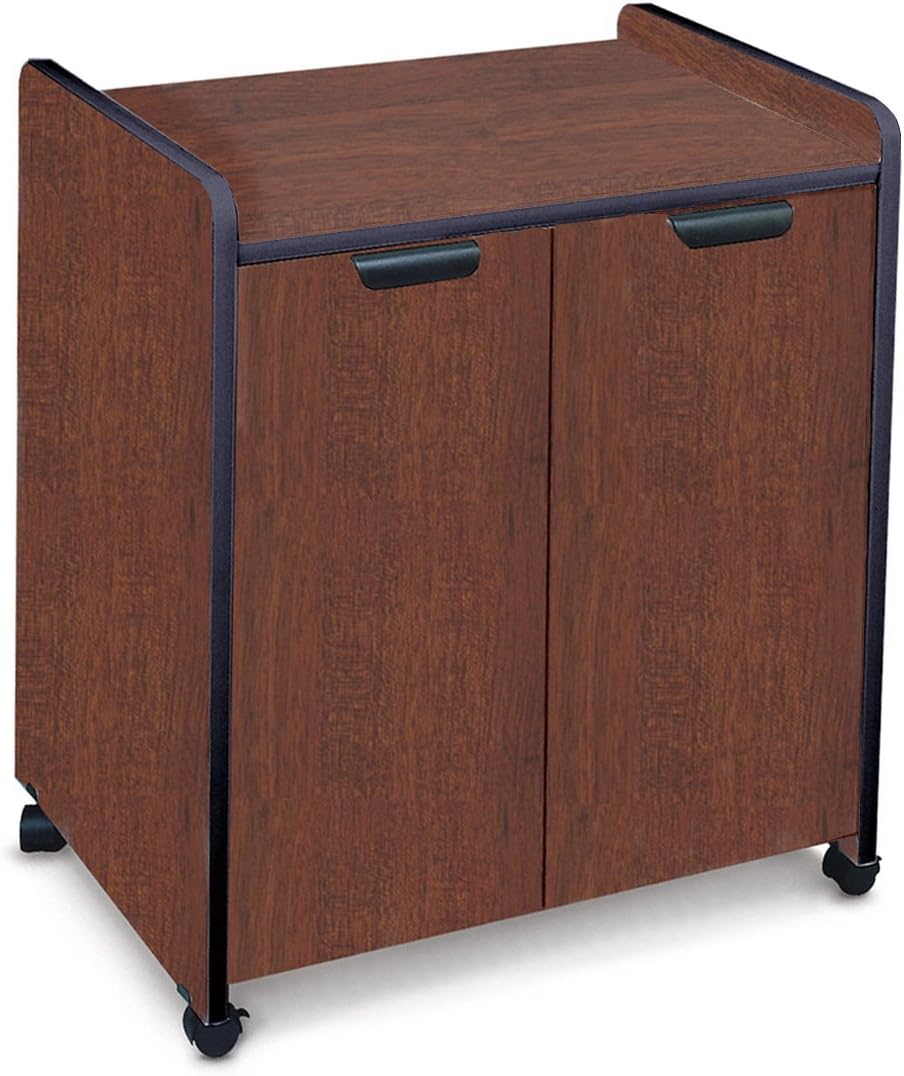Amazon Com Mayline Laminate Utility Cabinet 27 By 20 By 31 Inch Mahogany Home Kitchen