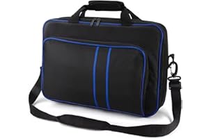 navor Storage Bag for PS4 PS5 Gaming Console, Game Controller & Accessories, Travel Organizer Carrying Case for PlayStation A