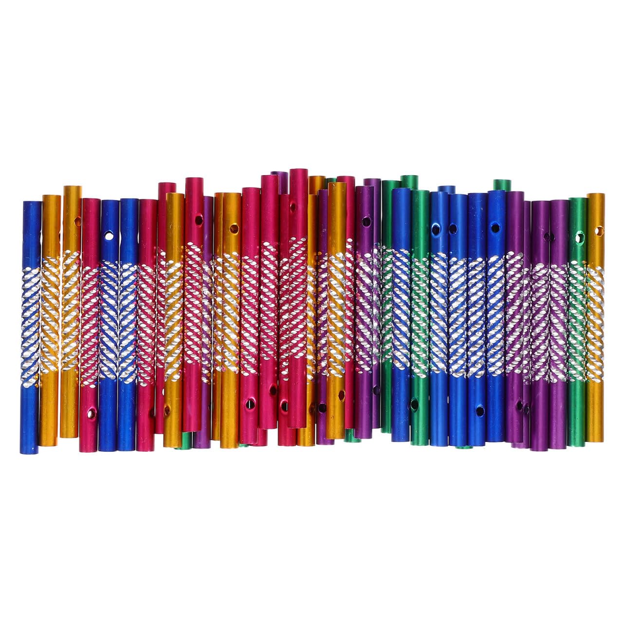 INOOMP Aluminum Wind Chime Tubes 3.15 Inch Hollow Metal Pipes for Diy Wind Chimes Indoor Outdoor Decoration Craft Supplies