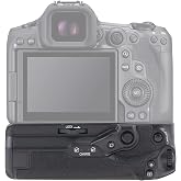 Hersmay R5II / R6III Battery Grip for Canon EOS R5 Mark II, R6 Mark II,R6II, R6III DSLR Camera, Replace for Canon BG-R20 Battery Holder for Up to Two LP-E6 LP-E6NH LP-E6N Batteries