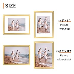 upsimples A4 Picture Frame Set of 5, Display