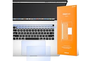 UPPERCASE GhostCover Touch Premium Touch Bar and Trackpad Protector with Matte Finish for 2019 MacBook Pro 16" (2019 MacBook 