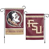 NCAA Florida State University 12x18 Inch 2-Sided Outdoor Garden Flag Banner