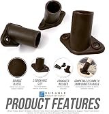 TDBS The Dustpan and Brush Store 3-Pack Broom Bracket 15/16" Handle Fitting view 5