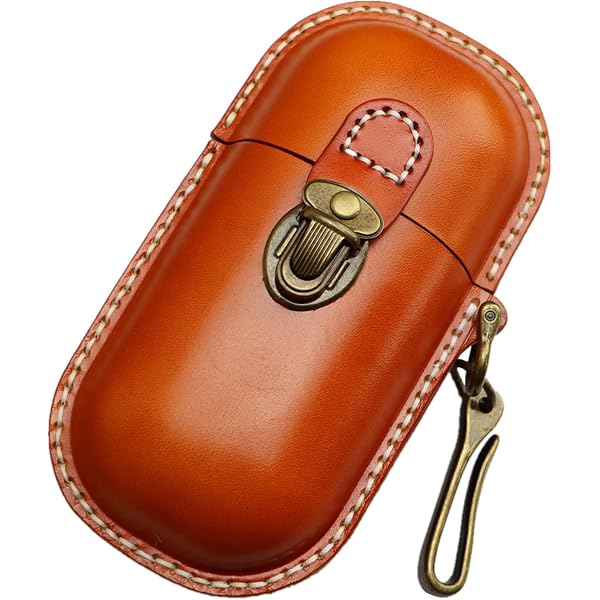 Handmade Cowhide Leather Eyeglass Case Hard Shell Retro Men Women Sunglasses Amazon.com: Genuine Leather Eyeglass Case Vintage  main image 4