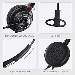 Arama USB Headset with Microphone