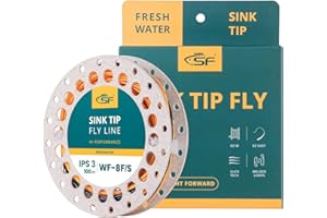SF Full Sinking Fly Fishing Line Weight Forward Taper Fly Line for Freshwater WF4 5 6 7 8 9S 90FT IPS3/IPS5