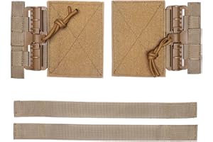 Aekvinks Tactical MOLLE Vest Quick Release Buckle Set Fast Fit Molle Side Belt Cummerbund Straps for JPC CPC NCP XPC 420 Vest