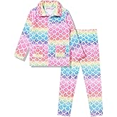 CHILDRENSTAR Girls Fleece Pajamas Pj Set Warm Winter Fall Sleepwear Soft Tops Pants
