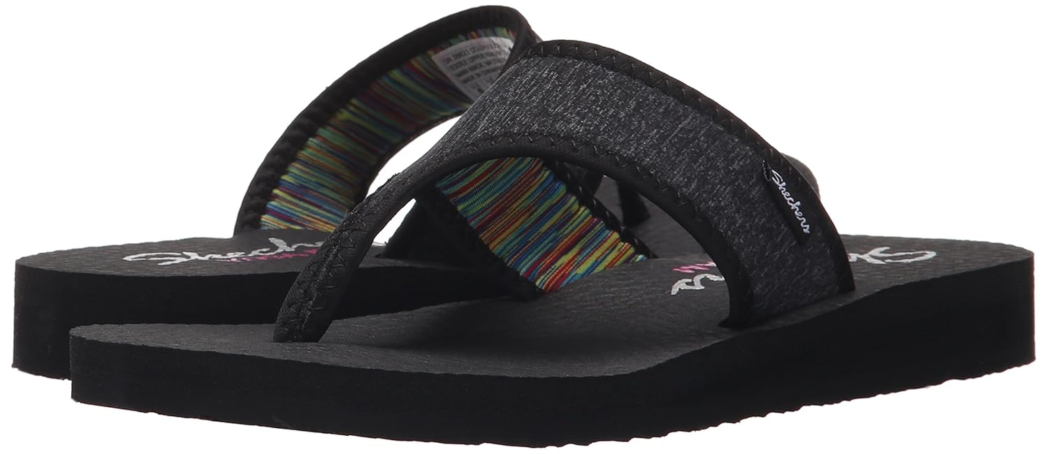 skechers women's cali meditation zen child flip-flop