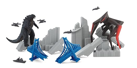 title=Bandai 39515- Set da gioco Godzilla- Destruction City