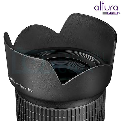 Nikon HB-32 Replacement) Altura Photo Lens Hood for Nikon 18-140mm