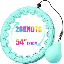 Hula Hoop Dimagrante Con Massaggio | 24 Segmenti Regolabili | Per Principianti E Adulti - Foto 5