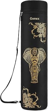 Gonex Yoga Mat Bag Full-Zip Water-Resistant Oxford 600D 2 Pockets