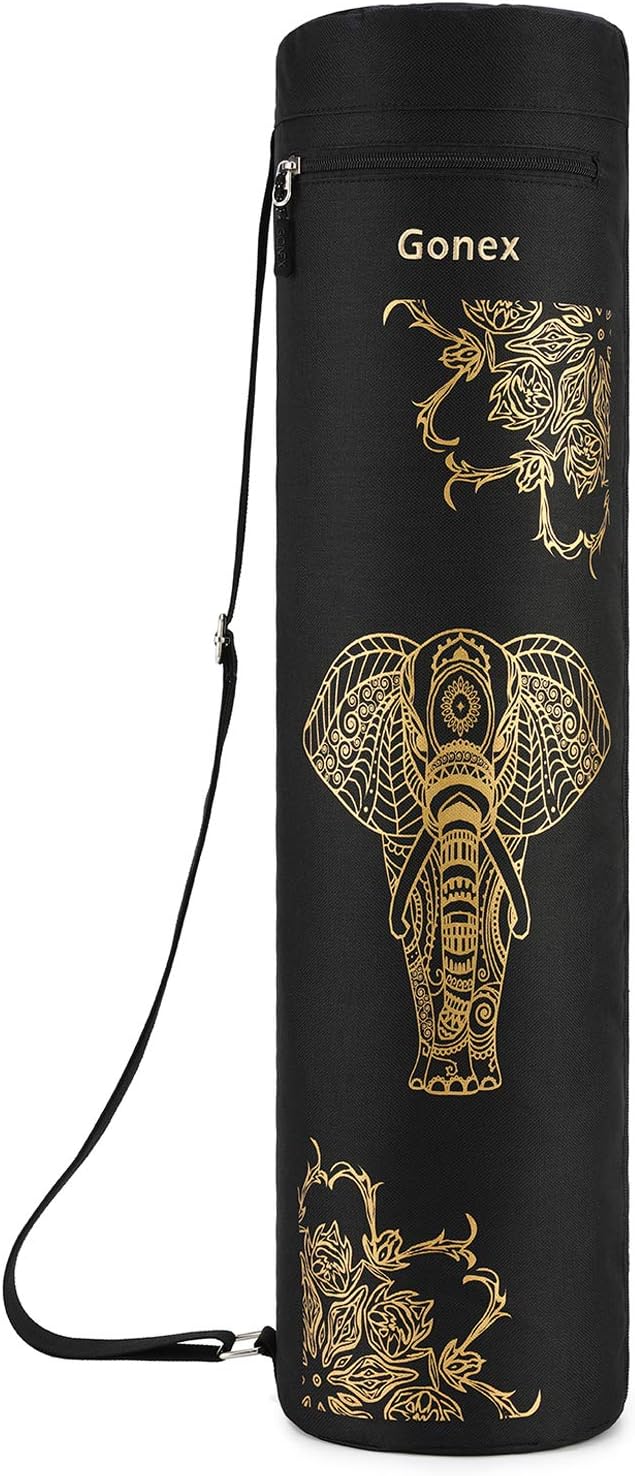 Gonex Yoga Mat Bag Full-Zip Water-Resistant Oxford 600D 2 Pockets