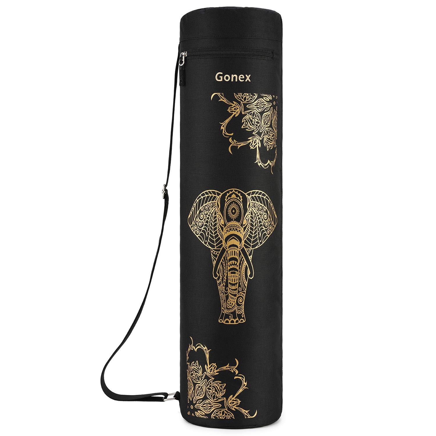 Photo 1 of Gonex Yoga Mat Bag, Yoga Mat Carrier Full-Zip Exercise Yoga Mat Carry Bag for Women Men with 2 Multi-Functional Storage Cargo Pockets Extra Wide Adjustable Shoulder Strap