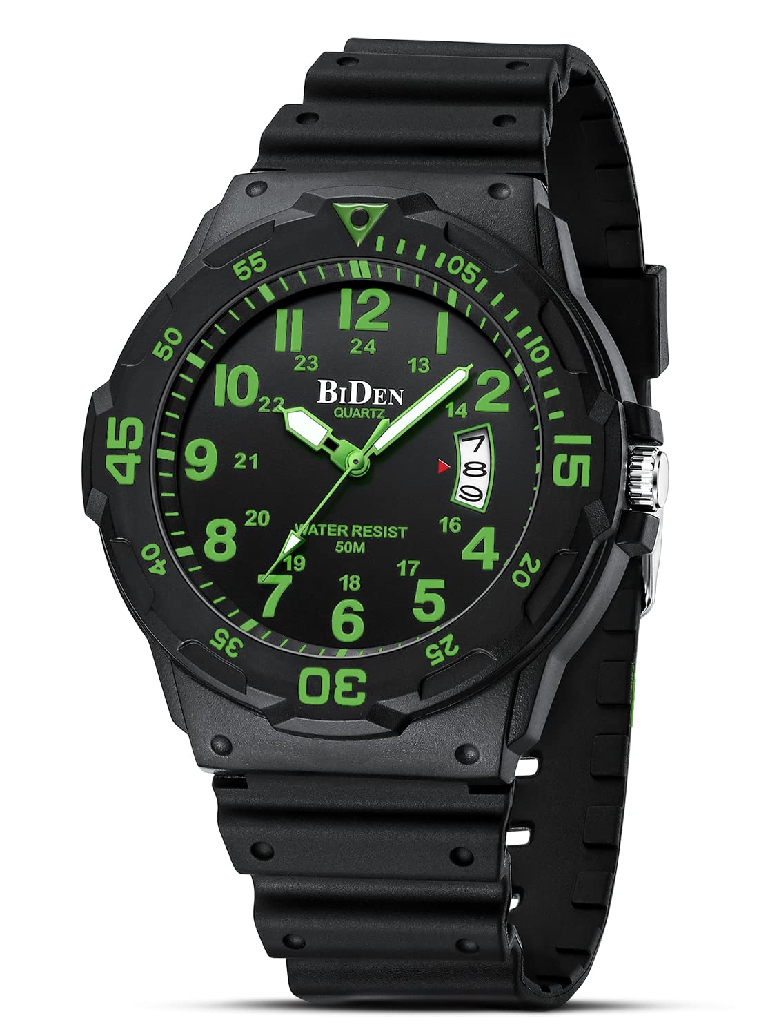 HANPOSH Mens Watches Analog Quartz Watches Men 30M Waterproof Watch Fashion Casual Mens Designer Wrist Watch with Date — image 1