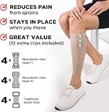 Mighty-X Premium Compression Bandage 4pk 2x7.5cm 2x10cm Elastic Wrap view 5