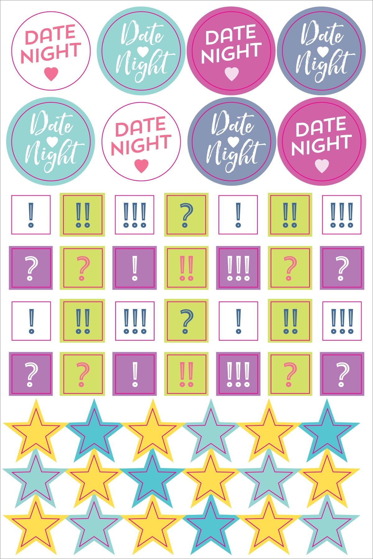 Peter Pauper Press Essentials Weekly Planner Stickers (Set Of 575 Stickers)