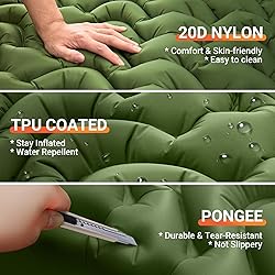 KingCamp Camping Sleeping Pad 2 Pack, Lightweight