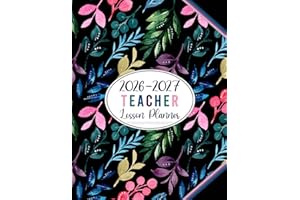 Teacher Lesson Planner 2026-2027: Weekly and Monthly Class Organizer with Calendar | Grade and Record Book for Educators (Jul