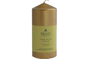 Prices 6" Pillar Candle Gold - CDD060631