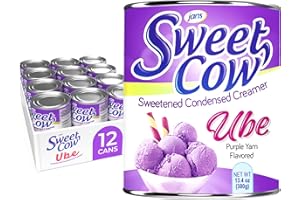 Ube Condensed Milk, 13.40 oz Can (Pack of 12) — Jans Sweet Cow Sweetened Condensed Creamer