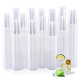 Turbo Bee 1000Pack 9 oz Clear Plastic Cups,Cold