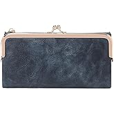 mpeak filters Vintage Women Long Wallets Bifold Ladies Purse Clutch with Kiss Lock and Zip Coin Pocket | Long, Bifold, Kiss Lock, Zip Coin Pocket