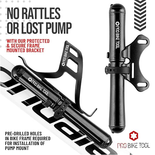 Pro Bike Tool Mini Bicycle Pump Premium Edition Bicycle