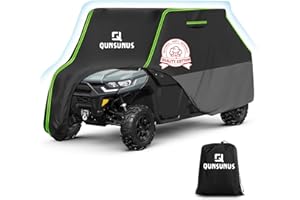 Q QUNSUNUS QUNSUNUS 4 Seater UTV Cover for Can Am Defender/Traxter/Commander,Compatible with Polaris Xpedition/Ranger Crew/General XP, Waterproof All Weather for Sun and Dust Protection