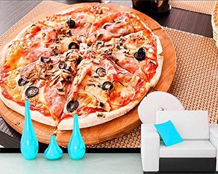 Carta Da Parati Murale Non Tessuto Foto Fast Food Pizza