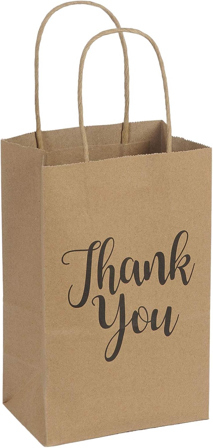 thank you kraft bags