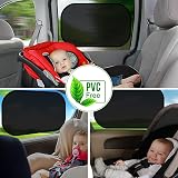 WIN.MAX 2 Pack Car Window Shades Kids UV Protection Sun Shade 51x31 cm view 5