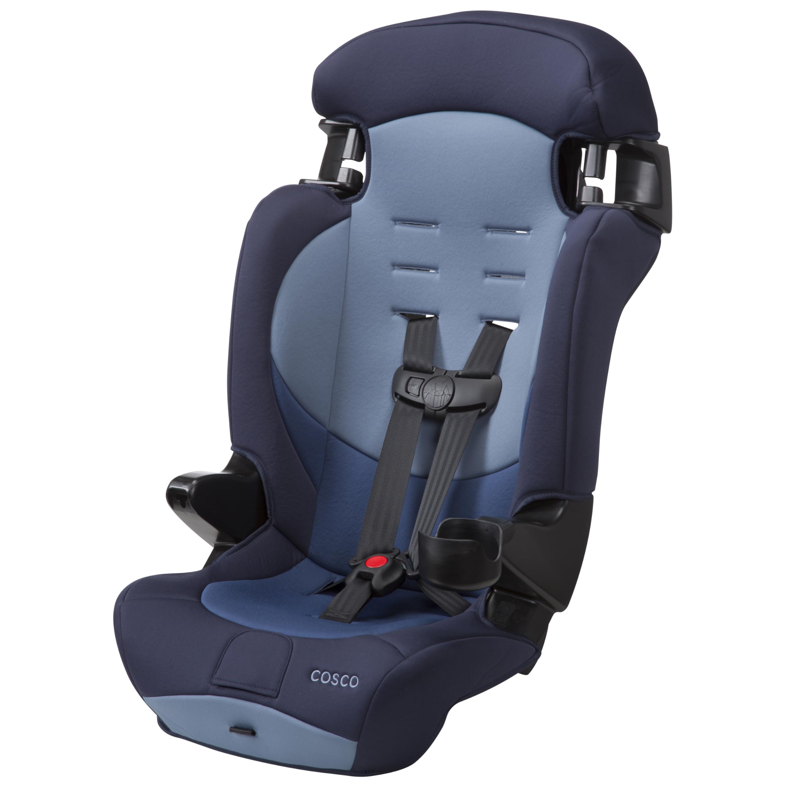 Photo 1 of Cosco Kids Finale DX 2-in-1 Booster Car Seat, Forward Facing Toddler Car Seat (30-65 lbs) and Belt Positioning High Back Booster (40-100 lbs), Sport Blue884392615932
